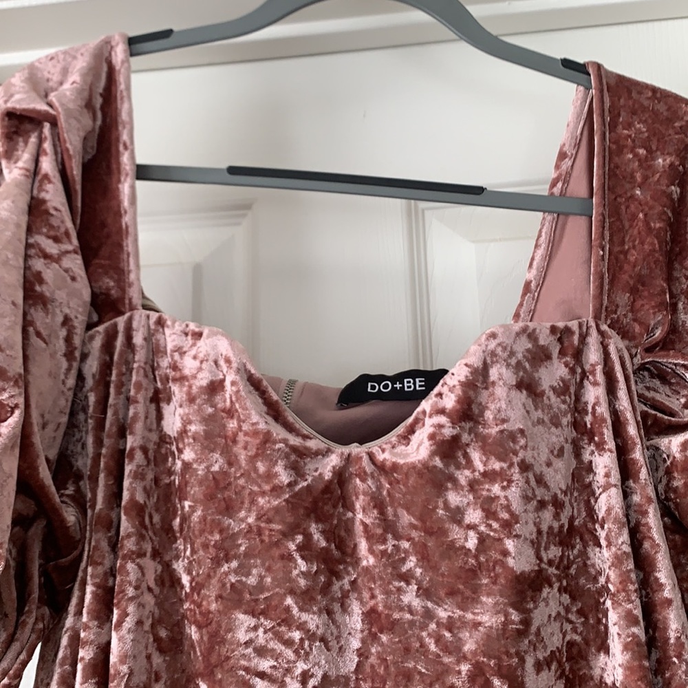 Do + Be off shoulder velvet top - Picture 7 of 16